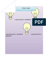 Brosur Lampu: Lampu Philips LED Rp12.500,00