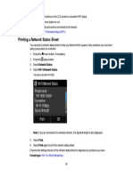 Printing A Network Status Sheet: Parent Topic