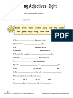 Sight Adjectives