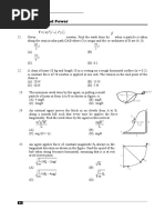 Work Energy and Power