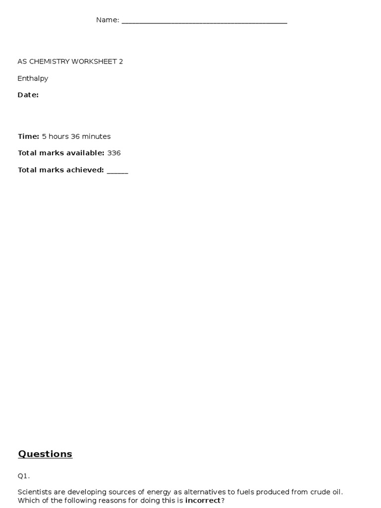 Student's SJT Question | PDF | Ion | Combustion