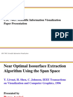 Near Optimal Isosurface Extraction Algorithm Span Space
