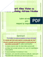 Adriana Nicolae trainer psiholog - Seminarii Alma Vision