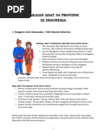 34 PROVINSI di INDONESIA LENGKAP DENGAN PAKAIAN TARIAN 34 PROVINSI di INDONESIA LENGKAP DENGAN PAKAIAN TARIAN