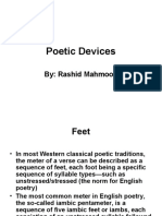 Poetic Devices: By: Rashid Mahmood