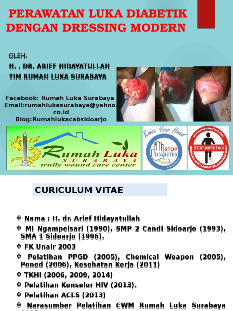 Perawatan Luka Diabetes Dengan Dressing Modern Di PKM Dr. Arief PDF