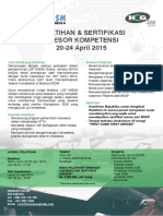 Brosur Pelatihan Sertifikasi Asesor Kompetensi MSDM Surabaya PDF