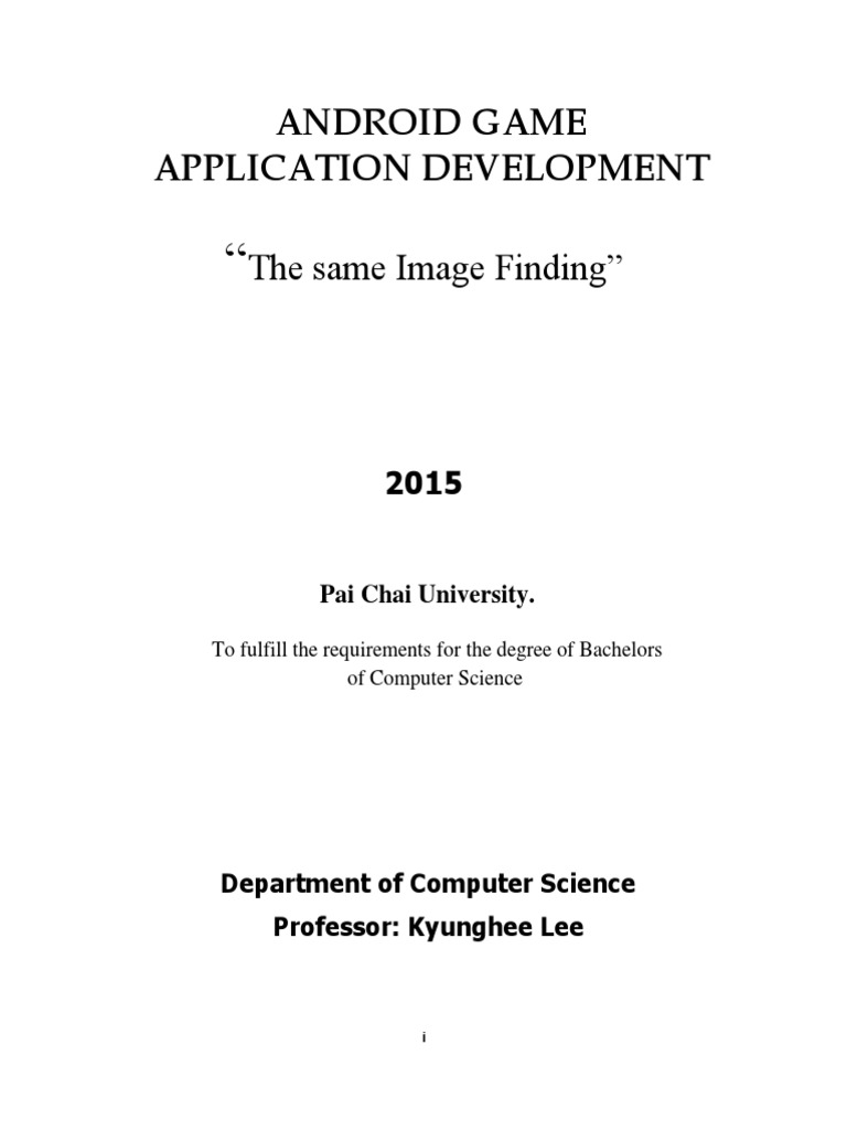 Android Game Application Development | PDF