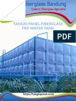 Tangki Panel Fiberglass - Katalog FRP Water Tank | Fiberglass Bandung