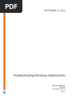 Troubleshooting Windows Deployments 2012-09-11 PDF