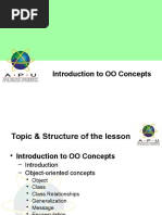 Introduction To OO Concepts