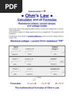 Resistance Formula