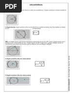 ÂNGULOS E RELAÇÕES MÉTRICAS NA CIRCUNFERÊNCIA 8° ANO