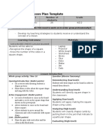 Lesson Plan Template: Date Subject Number of Students Grade