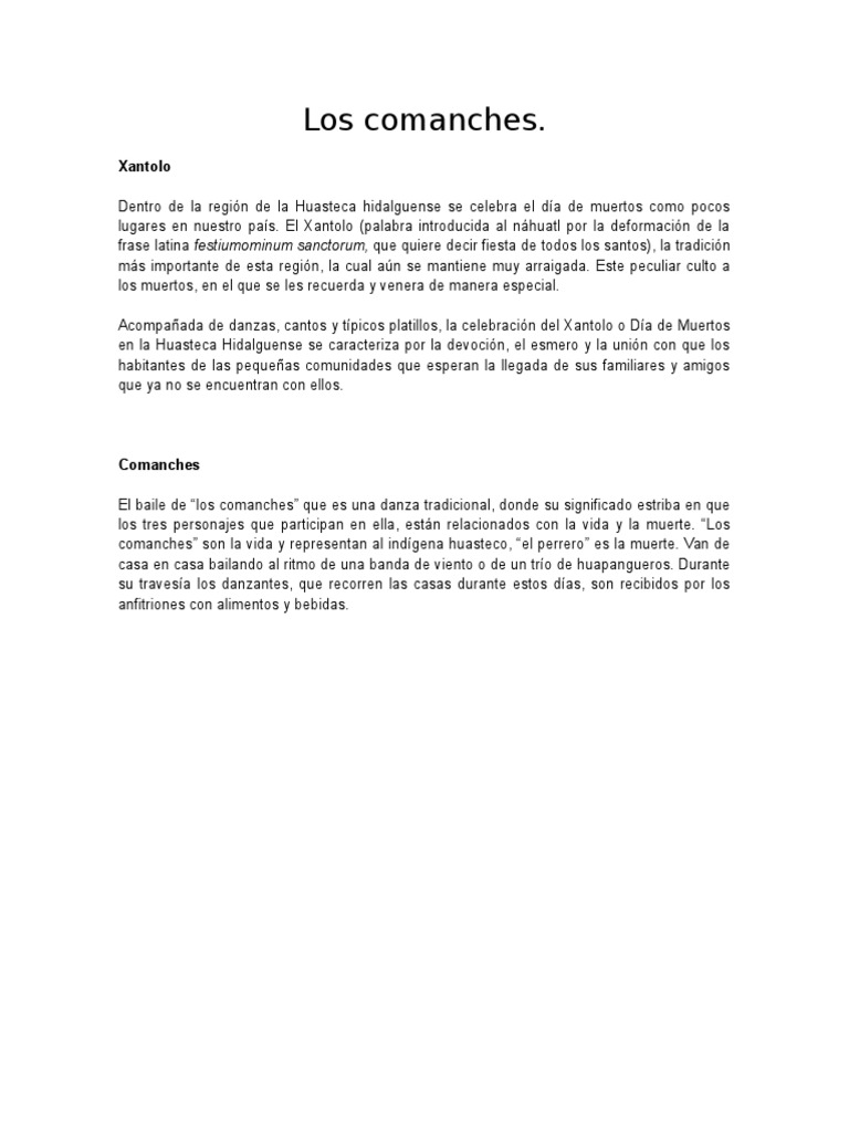 Los Comanches | PDF