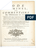 Code Criminel Ou Commentaire Sur Louis XIV - 1767