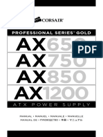 Corsair AX1200, AX850 - Manual