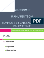 Ergonomie, Manutention Et Confort Du Malade