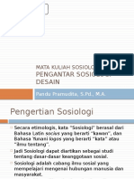 Sosiologi Desain