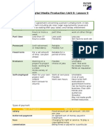 Handout - CDMP Unit 8 Lesson 9