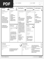 Business Model Canvas Poster