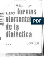 Las Formas Elementales de La Dialectica PDF