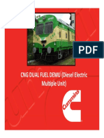 CNG DUAL FUEL DEMU (Diesel Electric Multiple Unit)