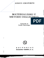 Materialismo y Metodo Dialectico Maurice Conforth PDF
