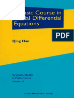 (Graduate Studies in Mathematics 120) Qing Han-A Basic Course in Partial Differential Equations-American Mathematical Society (2011)