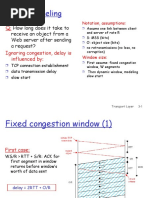 TCP Delay Model