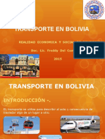 Transporte Bolivia títulos