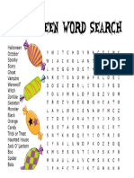 Halloween Word Search