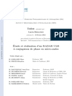 (D) Study and Realization of an UWB Microwave RADAR Based on Phase Conjugation - Bellomo - 2012