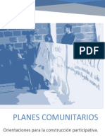 Formulación Participativa Planes Comunitario.