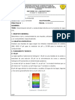 Informe PH Conductividad