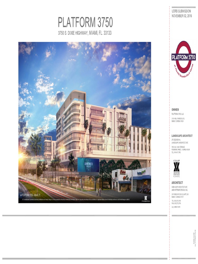 Platform 3750 PDF Components Architectural Elements
