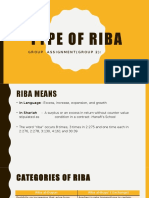 Type of Riba