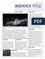 Newspaper Template