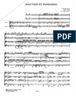 Boccherini - Introduction Et Fandango 4 Guitars SCORE PDF