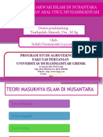 Dakwah Islam Di Nusantara Dan Asal Usul Muhammadiyah