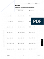 Skills Practice 1-9 and 1-10