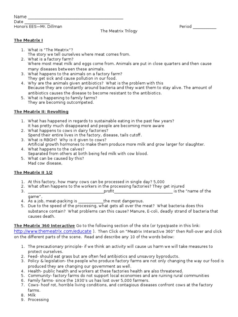 Meatrix | PDF | Intensive Animal Farming | Cattle