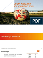Encuesta Gfk Adimark Del Fúfbol 2015 (Chile)