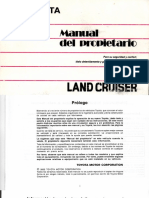 Manual Del Propietario Toyota Land Cruiser KDJ 90