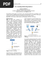 New E-Learning Method Using Databases