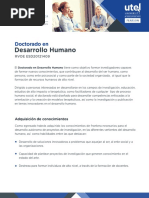 Doctorado en Desarrollo Humano UTEL