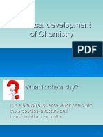 Historical Development of Chemistry
