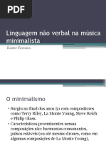 Linguagem Não Verbal Na Música Minimalista