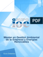 Master Gestion Ambiental de La Empresa y Energías Renovables PDF