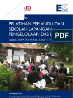 Lap Pelatihan Pemandu SL Pengelolaan Das Esp Solok